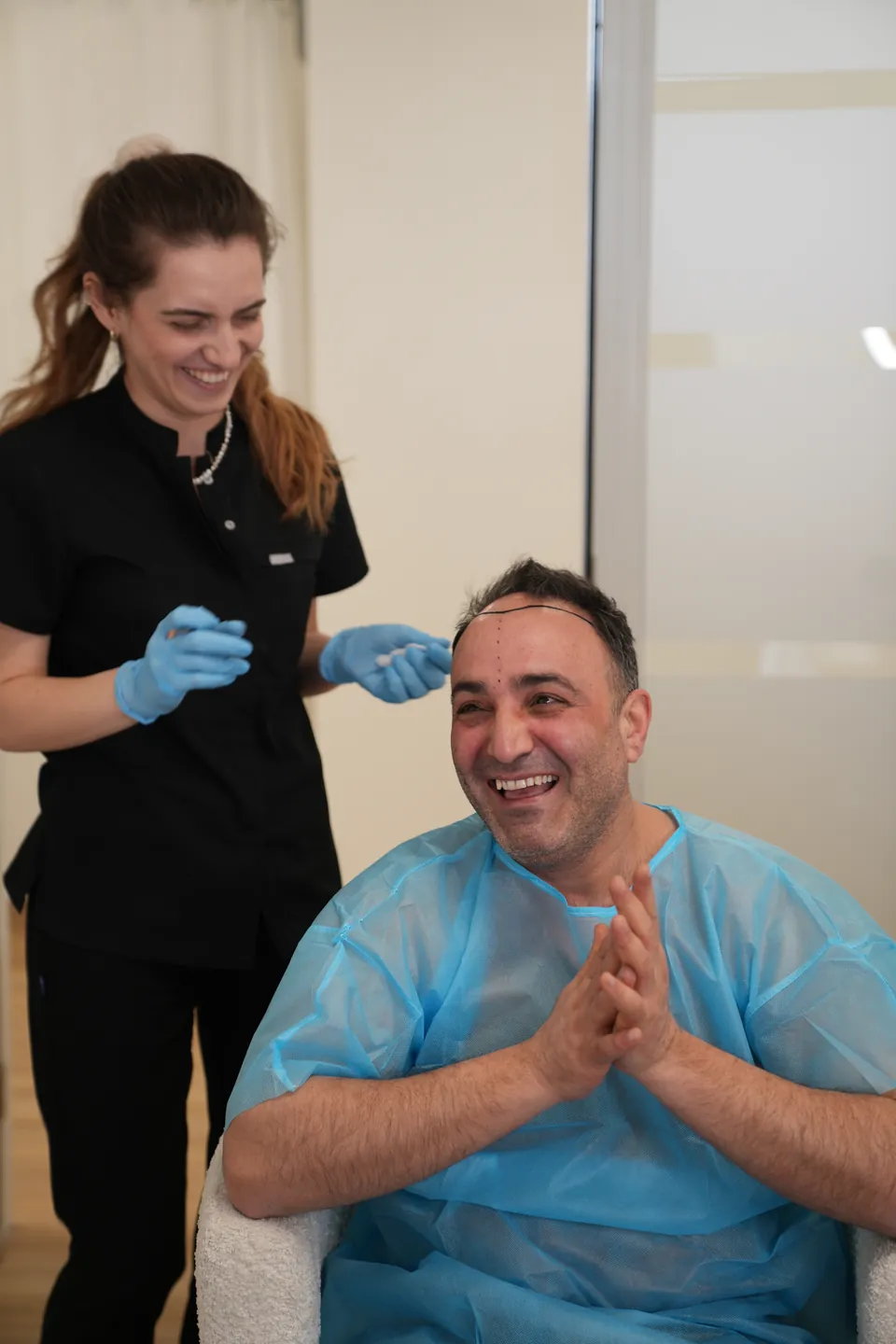 Saffier FUE haartransplantatie behandeling